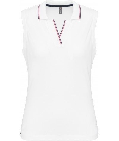 W / SAILOR POLO WITHOUT SLEEVES